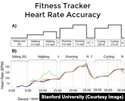 Stanford University Study Heart Rate Measured by Fitness Trackers