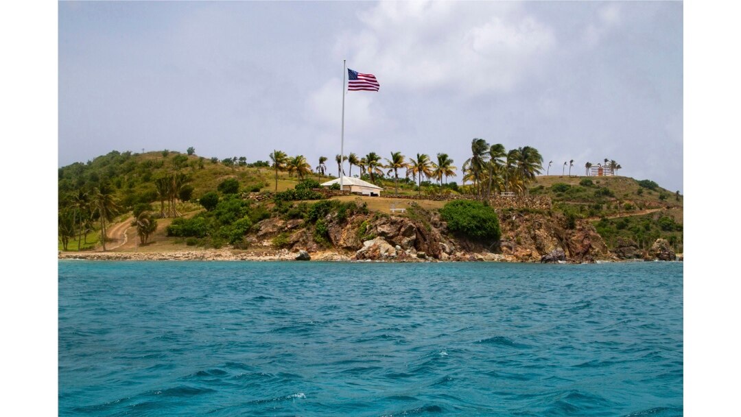 A view of Little St. James Island, in the U. S. Virgin Islands, a property owned by Jeffrey Epstein, July 9, 2019.
