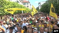 Učesnici protesta u Podgorici