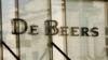 FILE - The logo of diamond merchant De Beers is seen on the front of its boutique on Rodeo Drive, home to boutiques of major designers in Beverly Hills, California., Aug. 5, 2008. 