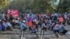 Myanmar Security Forces Confront Striking Railway Workers 