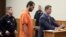 Vincent Vetromile appears in court with his attorney Stephen Sercu in Rochester, N.Y., on Thursday, March 7, 2019. 