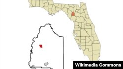 Letak kota Bell di negara bagian Florida, AS (foto: ilustrasi).