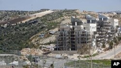 A general view of a construction site in the West Bank Jewish settlement of Modiin Illit, March 14, 2011.