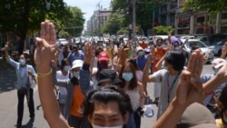 ရန်ကုန်၊မန္တလေး၊မုံရွာက “သပိတ်စုံသူပုန်ထ” ဆန္ဒပြပွဲများ
