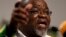 FILE - Gwede Mantashe, secretary-general of the Africa National Congress, speaks during the party media briefing in Johannesburg, April 5, 2017. 