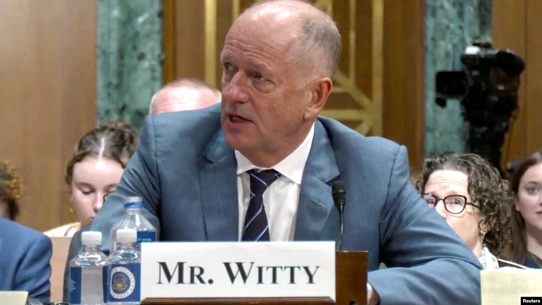 Endrju Viti, izvršni direktor kompanije „United Health Group“ tokom pretresa u Senatu, 1. maja 2024. godine. (Foto: Reuters/U.S. Senate/Handout)