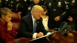 Trump Vows Action on Crimes Against Police