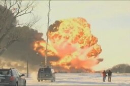 Explota tren en Dakota del Norte