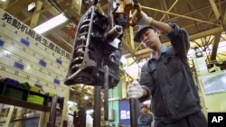 Fábrica de Toyo en Tianjin, China. La producción fue suspendida por las protestas antijaponesas.