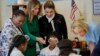 Melania Trump, Jordan's Queen Tour Girls-only Charter School