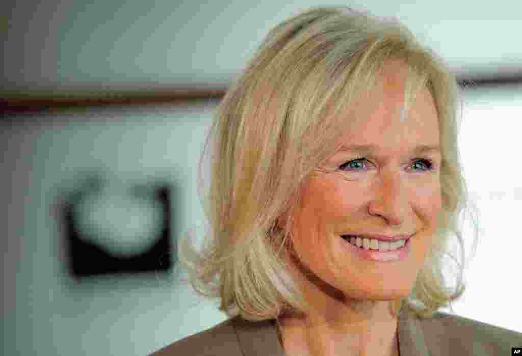 Glenn Close at the San Sebastian Film Festival Cinema in northern Spain, Sept. 18, 2011. (AP)