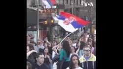 塞尔维亚学生继续反政府抗议