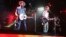 Brian Kelley, left, and Tyler Hubbard of Florida Georgia Line perform at the 2018 CMA Music Festival in Nashville, Tennessee, June 10, 2018.