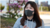 香港20岁抗争者Amy(美国之音视频截图)