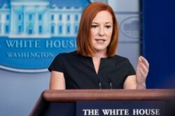White House press secretary Jen Psaki speaks during the daily briefing at the White House in Washington, Friday, July 9, 2021. (AP Photo/Susan Walsh)