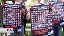 یادی قوربانیانی هێرشەکەی داعش بۆسەر بارەگایەکی هەدەپە لە ئەنکەرە