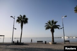 The promenade in Paphos. REUTERS/Stringer