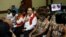 Paulus Suryanta Ginting, a pro-Papuan activist who was arrested on suspicion of treason, talks to journalists in a courtroom before his trial at Central Jakarta District Court, in Jakarta, Indonesia, Dec. 19, 2019.