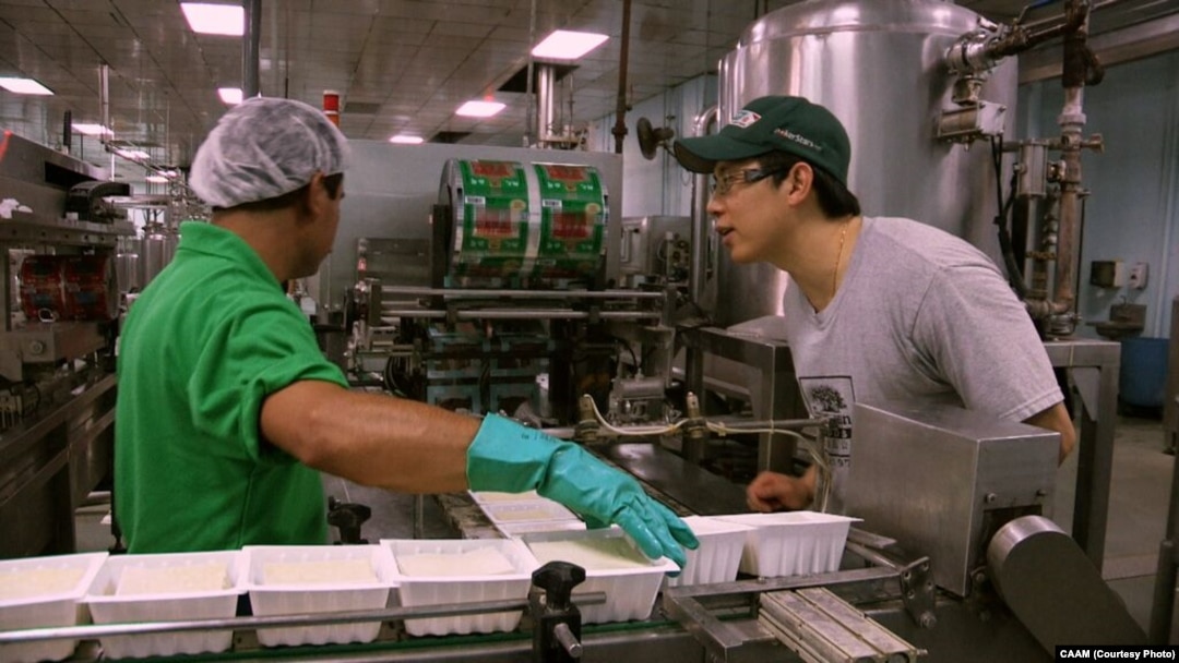 Gary Chiu of Banyan Foods works in the family business, the oldest tofu factory in Houston, founded in 1978.