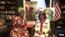 Yar majalisar dokokin Amurka Frederica Wilson da Grace Alheri Abdu