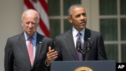 Tổng thống Obama chính thức loan báo một sự tan băng trong quan hệ Mỹ-Cuba tại Vườn Hồng Tòa Bạch Ốc hôm 1/7/2015.