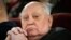FILE - Former Soviet leader Mikhail Gorbachev attends the Moscow premier of a film made by Werner Herzog and British filmmaker Andre Singer based on their conversations, in Moscow, Russia, Nov. 8, 2018. 