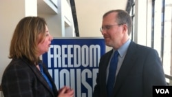 Freedom House Başkanı David Kramer ve Yıldız Yazıcıoğlu