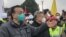 中国总理李克强在视察武汉新建医院工地时讲话。(2020年1月27日)