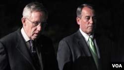 Harry Reid y John Boehner dijeron sentirse satisfechos con el acuerdo alcanzado por ambos partidos.