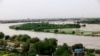 FILE: A general view of an flooded area between the White Nile (top) and the Blue Nile in Khartoum. Taken 8.26.2013