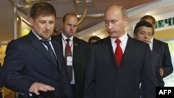 Рамзан Кадыров и Владимир Путин. Сочи. 2010 г.