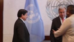 Canciller nicaragüense retoma reunión en ONU