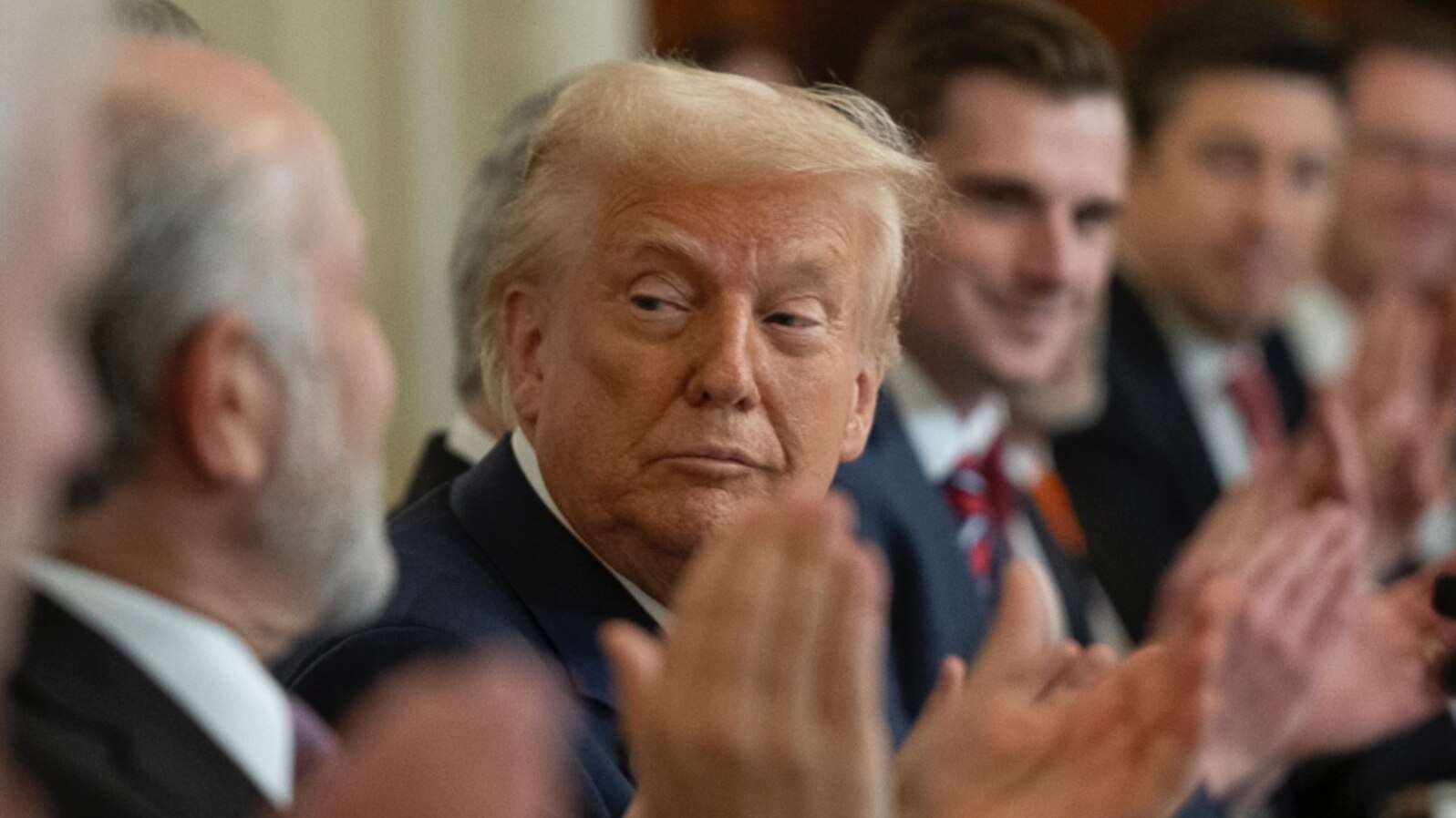 Претседателот Доналд Трамп во Белата куќа