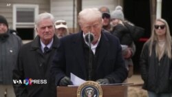 TT Trump tới thăm những vùng bị thiên tai tàn phá 