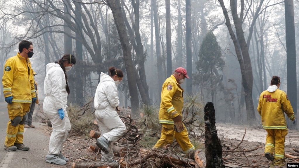 wildfires in California