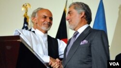 د افغانستان د حکومت اجرائیه رئیس وایي چې د امریکایي مشرتابه سره به په خبرو کې په امنیتي او اقتصادي مسلو بحثونه وشي.