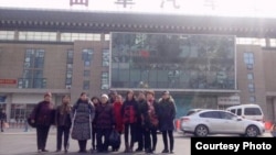 山东临沂公民观察团声援后援团12位成员抵达曲阜（网络图片）