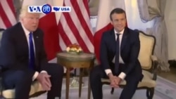 Manchetes Americanas 25 de Maio 2017: Donald Trump almoçou com presidente francês, Emanuel Macron