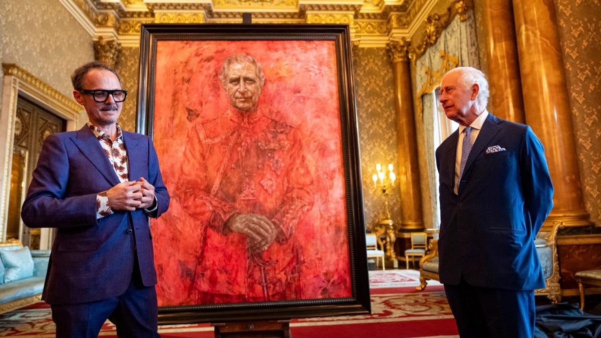 King Charles III unveils his first official portrait since his coronation