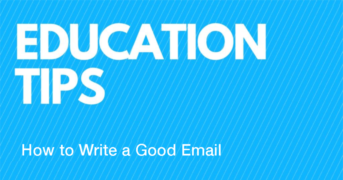 How to Write a Good Email