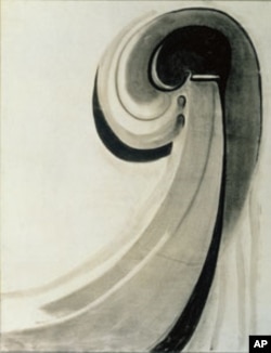 This charcoal drawing from 1915 is part of a rare collection of abstractions featured in a Georgia O'Keeffe exhibit at The Phillips Collection in Washington, DC.
