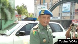 Komandan DenPOM Surakarta, Letkol CPM Witono (Foto: VOA/Yudha)
