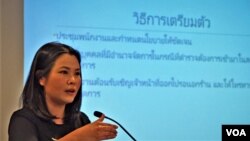 Attorney Jing Yeophantong at the Immigration Law Workshop, the Royal Thai Embassy,D.C. March,6 2017