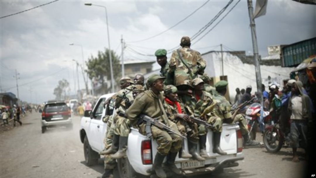 Aabrwanyi b'umurwi M23, bariko barava mu gisagara ca Goma ku musi wa gatandatu