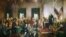Howard Chandler Christy's Scene at the Signing of the Constitution of the United States (Public Domain)