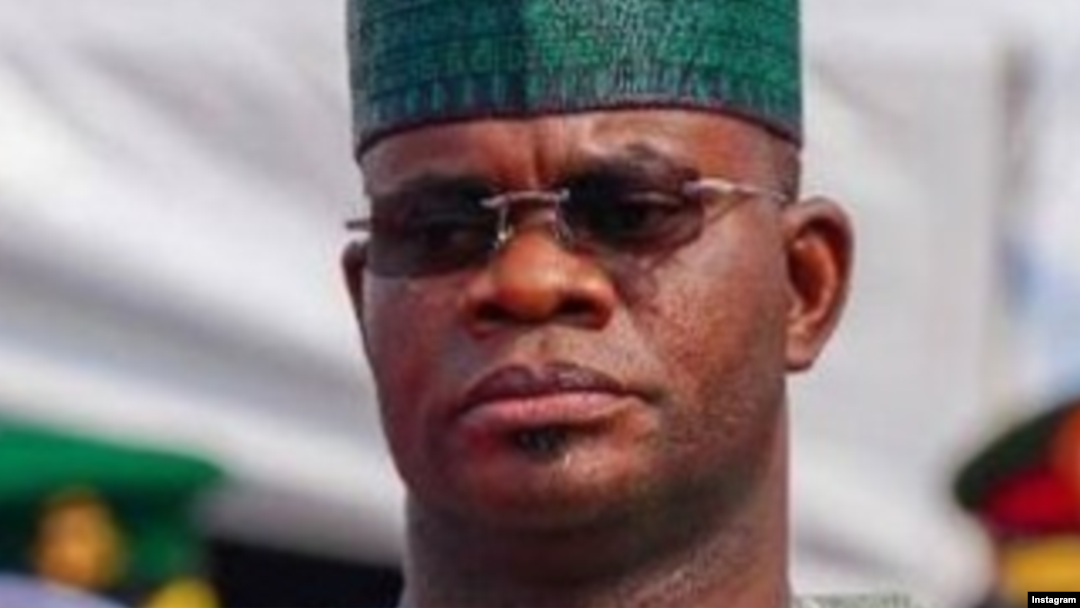 Gwamna Yahaya Bello a lokacin bikin tunawa da mazan jiya a watan Janairu 2021 (Instagram/officialgybkogi)