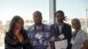 Katya Aragao (Sao Tome e Principe ) Marco Almeida (Angola),Ivan Santos e Cleonice Cabral,(Cabo Verde)