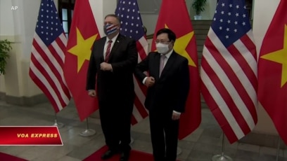 Ngoại trưởng Mỹ kết thúc chuyến công du ‘chống Trung Quốc’ tại Việt Nam