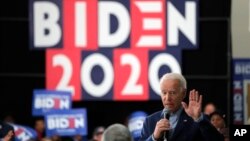 Joe Biden em campanha na Carolina do Sul